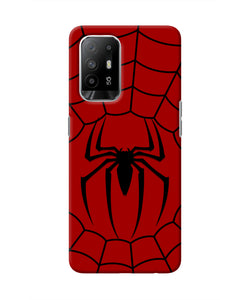 Spiderman Web Oppo F19 Pro+ Real 4D Back Cover