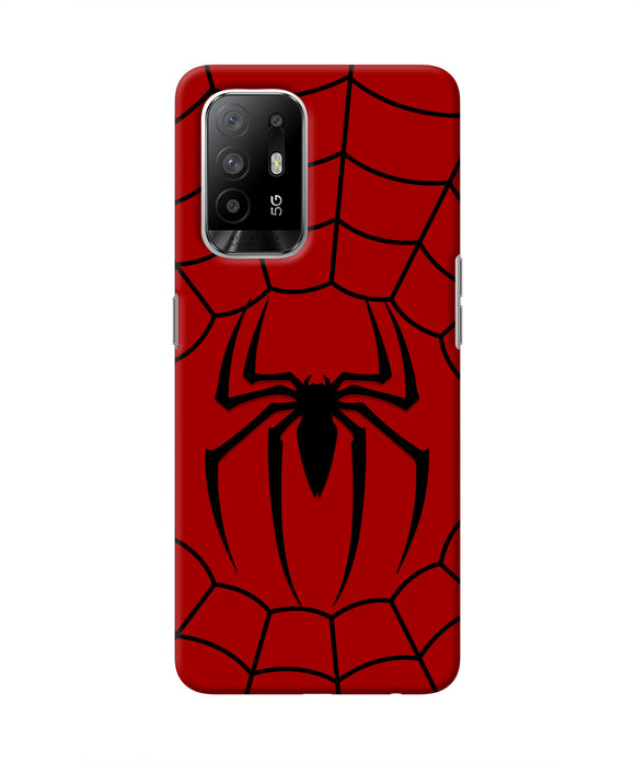 Spiderman Web Oppo F19 Pro+ Real 4D Back Cover