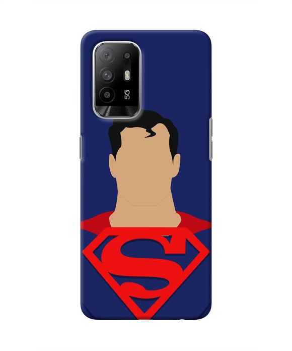 Superman Cape Oppo F19 Pro+ Real 4D Back Cover