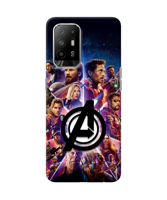 Avengers Superheroes Oppo F19 Pro+ Real 4D Back Cover