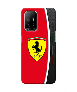 Ferrari Abstract Oppo F19 Pro+ Real 4D Back Cover