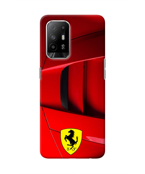 Ferrari Car Oppo F19 Pro+ Real 4D Back Cover