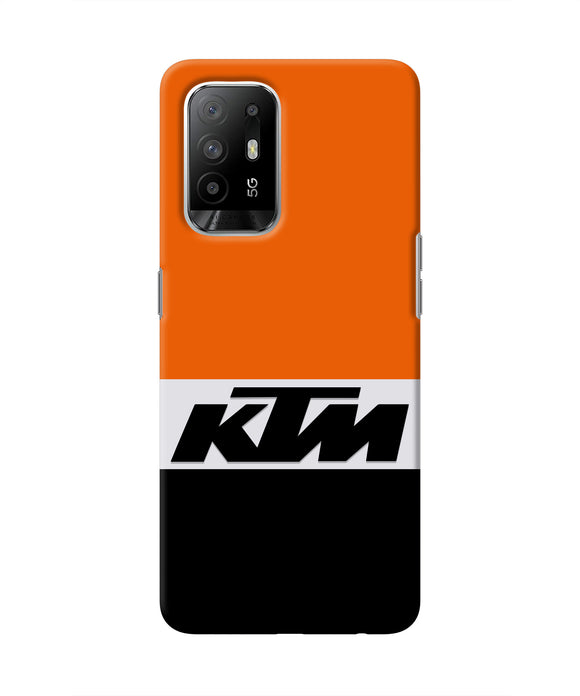 KTM Colorblock Oppo F19 Pro+ Real 4D Back Cover