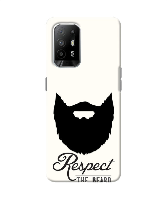 Respect the Beard Oppo F19 Pro+ Real 4D Back Cover