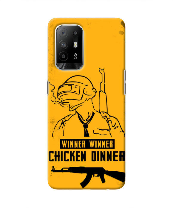 PUBG Chicken Dinner Oppo F19 Pro+ Real 4D Back Cover