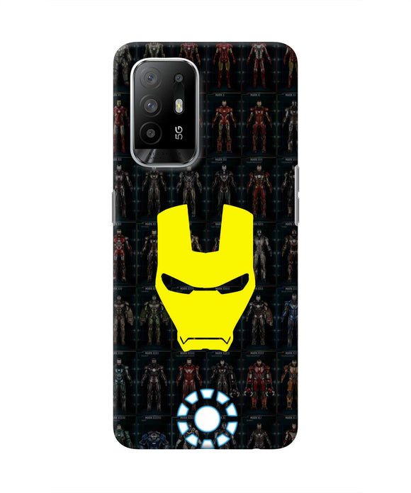 Iron Man Suit Oppo F19 Pro+ Real 4D Back Cover