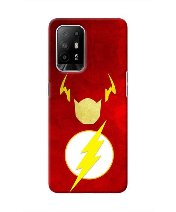Flash Character Oppo F19 Pro+ Real 4D Back Cover