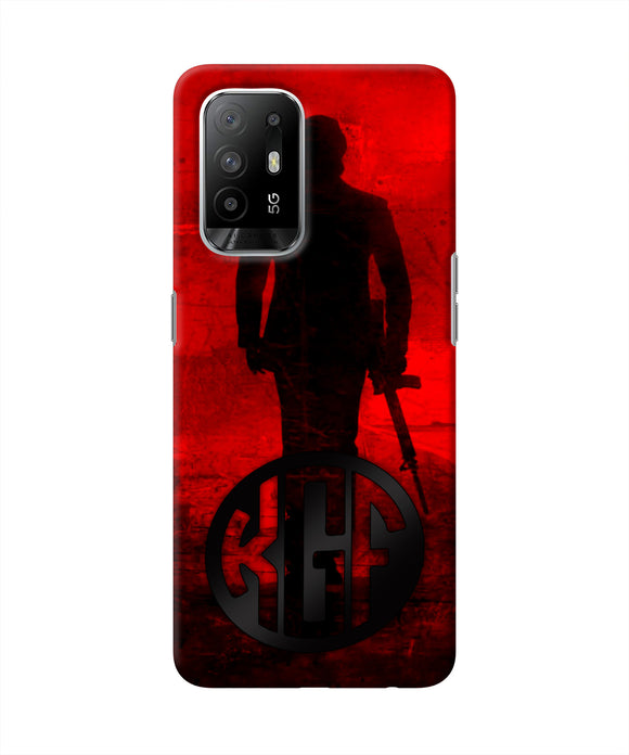 Rocky Bhai K G F Chapter 2 Logo Oppo F19 Pro+ Real 4D Back Cover