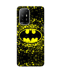 Batman last knight print yellow Oppo F19 Pro+ Back Cover