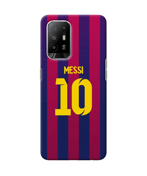 Messi 10 tshirt Oppo F19 Pro+ Back Cover