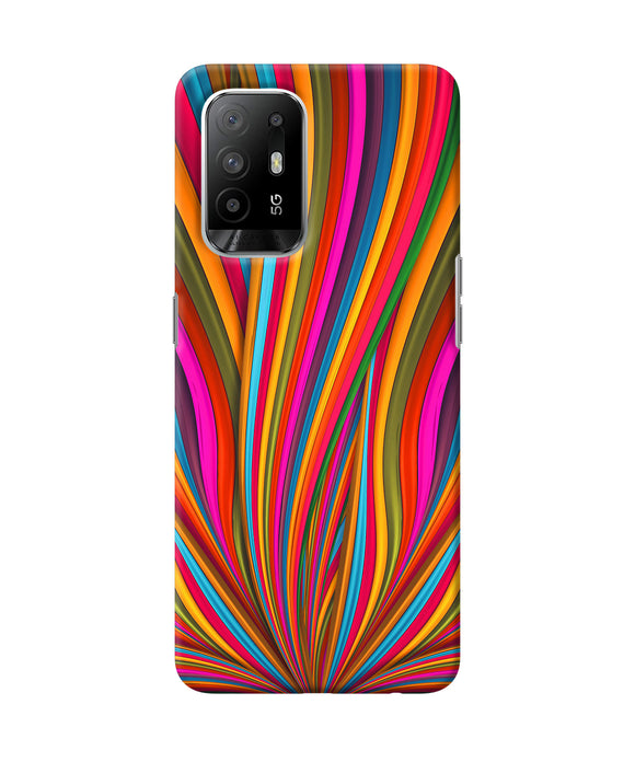 Colorful pattern Oppo F19 Pro+ Back Cover
