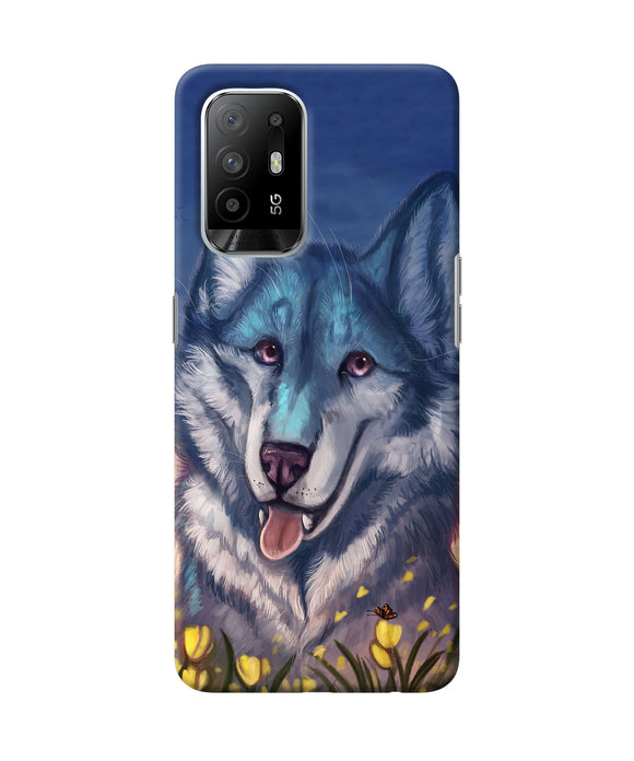 Cute wolf Oppo F19 Pro+ Back Cover