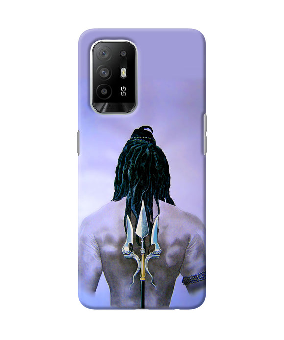 Lord shiva back Oppo F19 Pro+ Back Cover
