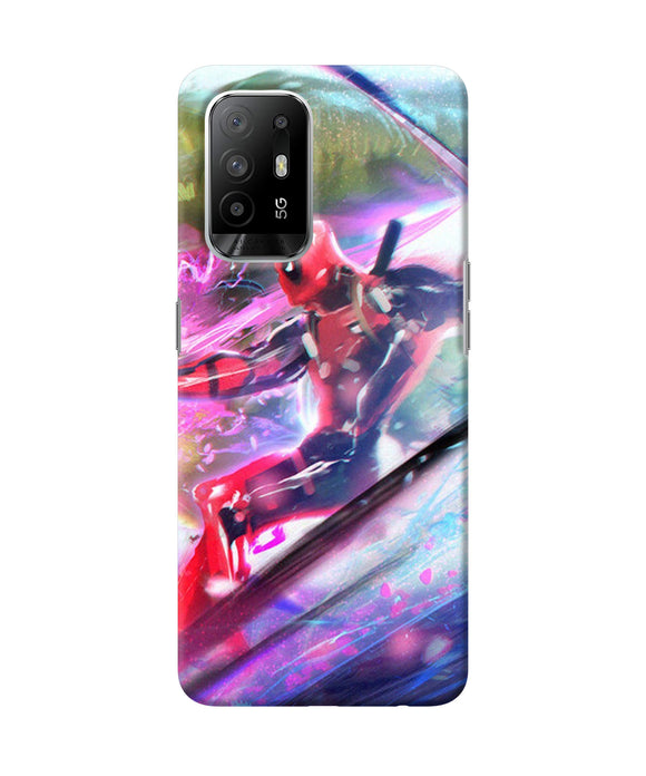 Deadpool super hero Oppo F19 Pro+ Back Cover