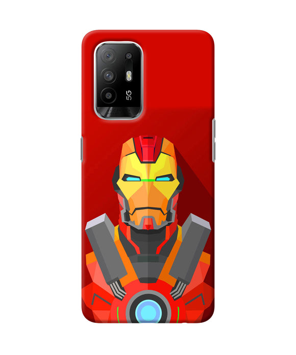 Ironman print Oppo F19 Pro+ Back Cover