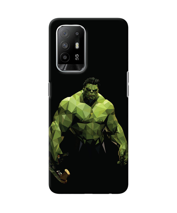 Abstract hulk buster Oppo F19 Pro+ Back Cover