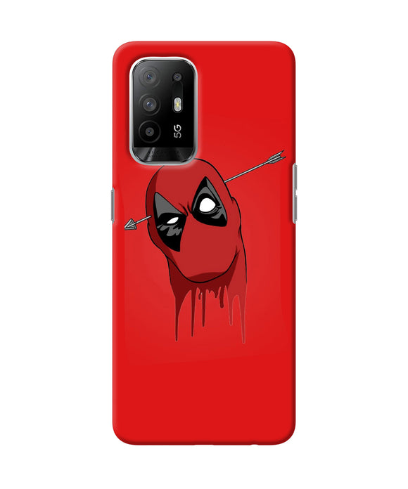 Funny deadpool Oppo F19 Pro+ Back Cover
