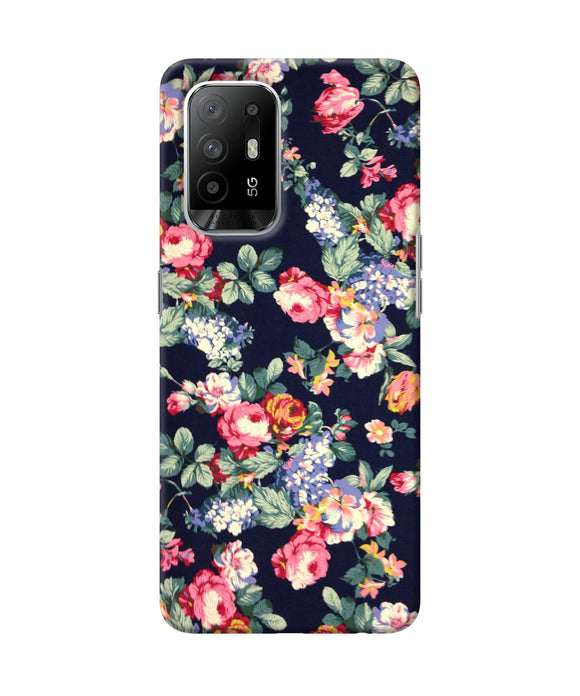 Natural flower print Oppo F19 Pro+ Back Cover