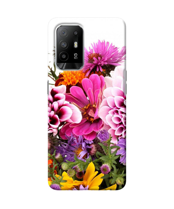 Natural flowers Oppo F19 Pro+ Back Cover