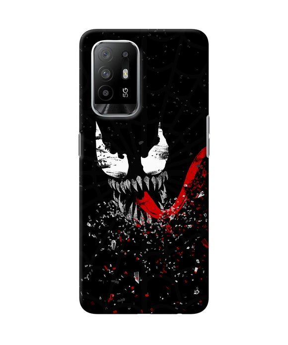 Venom black poster Oppo F19 Pro+ Back Cover