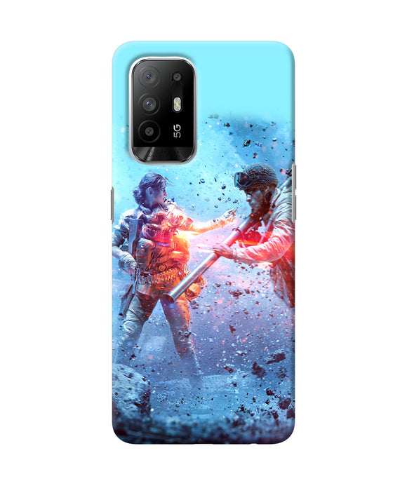 Pubg water fight Oppo F19 Pro+ Back Cover
