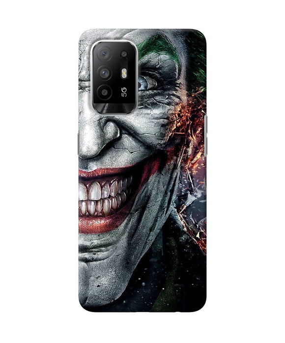Joker half face Oppo F19 Pro+ Back Cover
