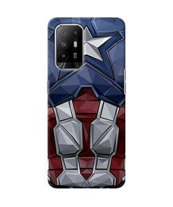 Captain suit Oppo F19 Pro+ Back Cover