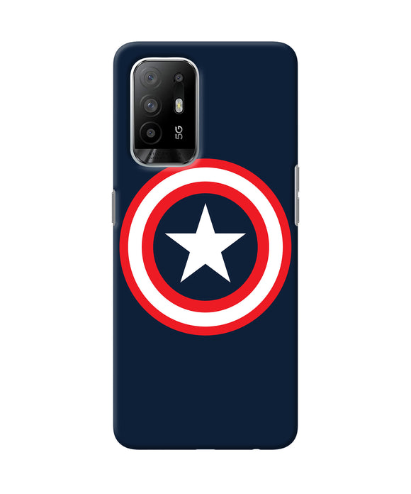 Captain america logo Oppo F19 Pro+ Back Cover