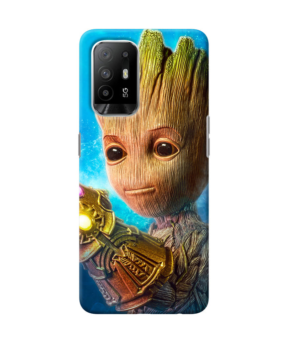 Groot vs thanos Oppo F19 Pro+ Back Cover