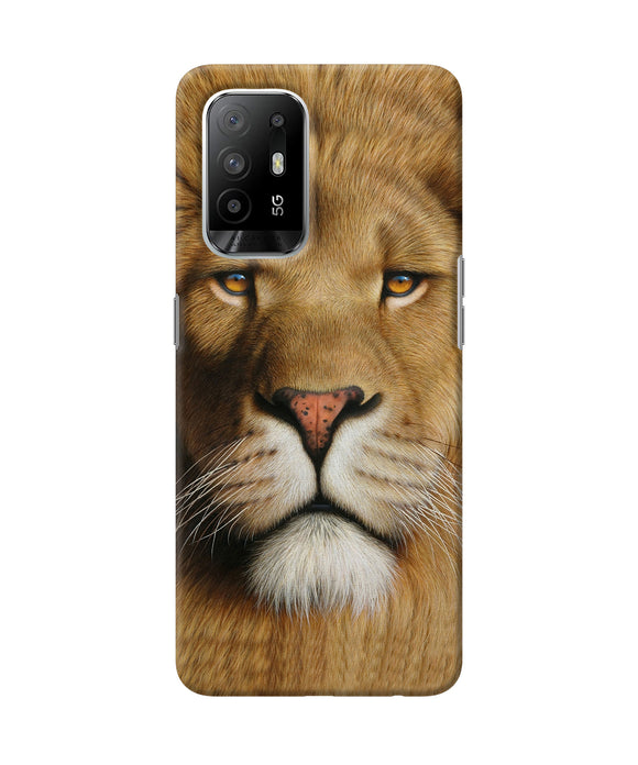 Nature lion poster Oppo F19 Pro+ Back Cover