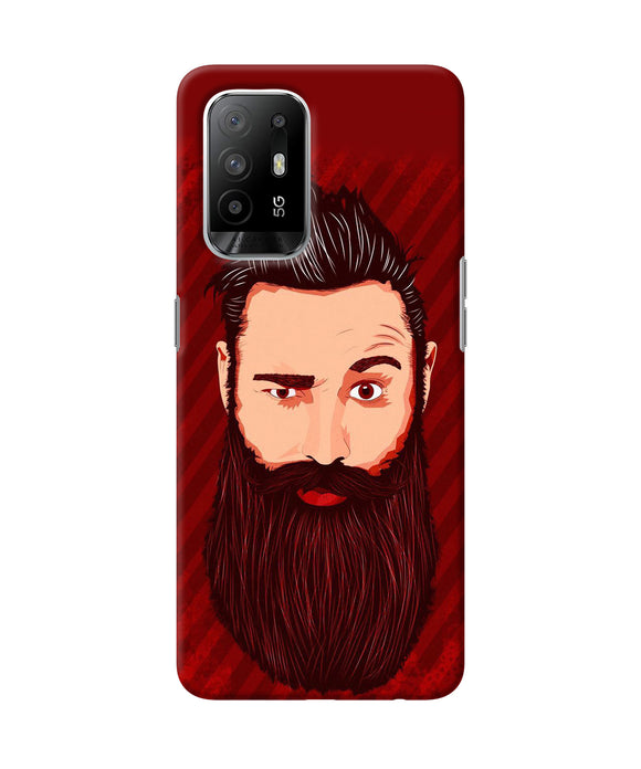 Beardo character Oppo F19 Pro+ Back Cover