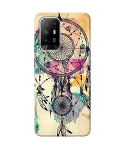 Craft art paint Oppo F19 Pro+ Back Cover