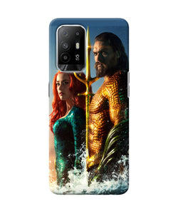 Aquaman couple Oppo F19 Pro+ Back Cover