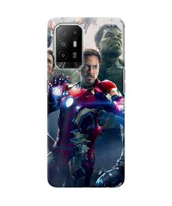 Avengers space poster Oppo F19 Pro+ Back Cover