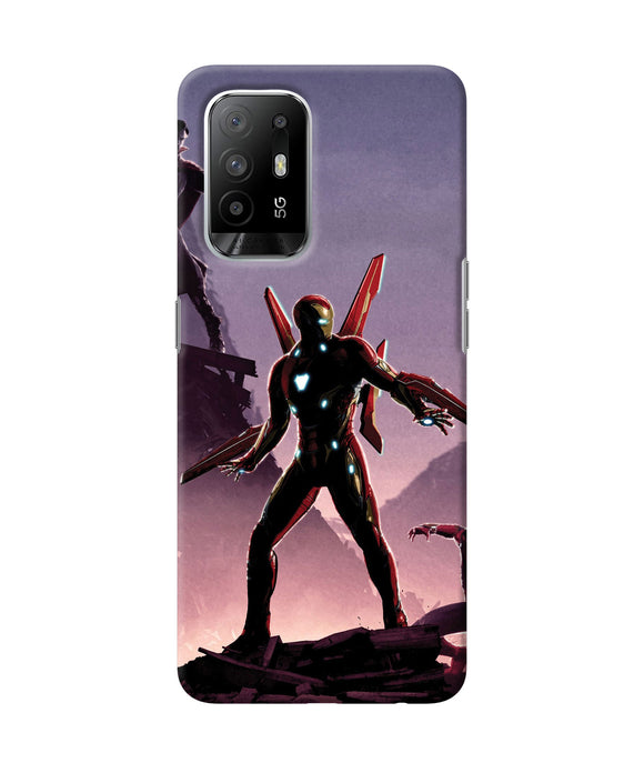 Ironman on planet Oppo F19 Pro+ Back Cover