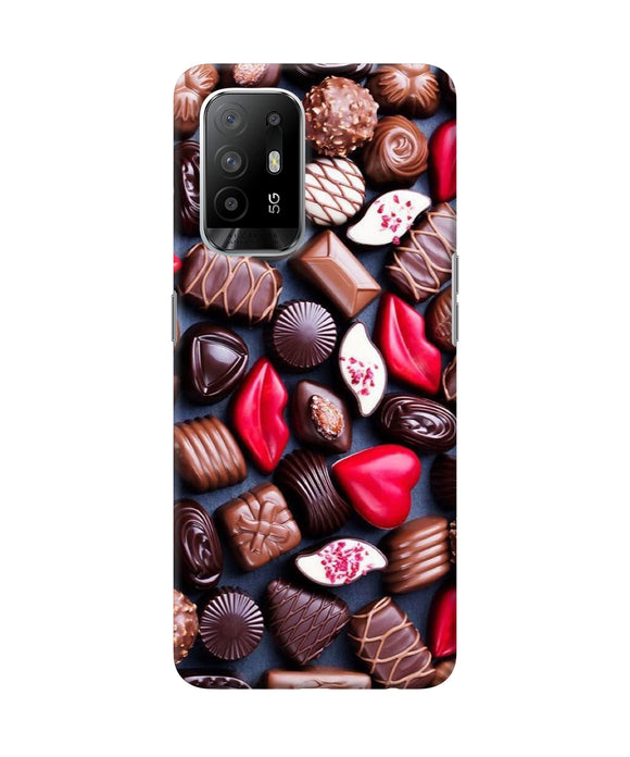 Valentine special chocolates Oppo F19 Pro+ Back Cover