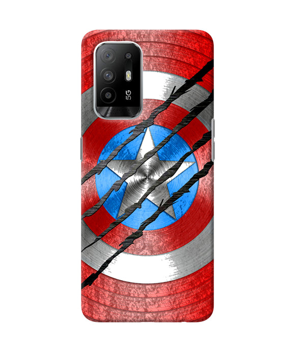 Scratch on shield Oppo F19 Pro+ Back Cover