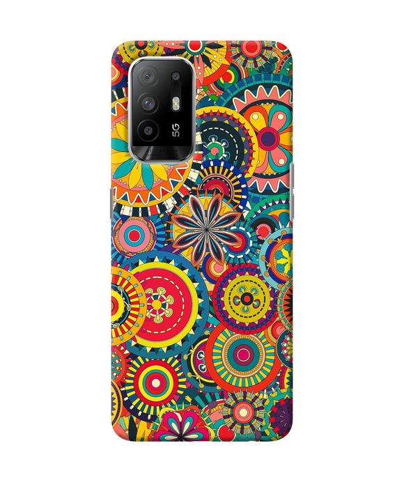 Colorful circle pattern Oppo F19 Pro+ Back Cover