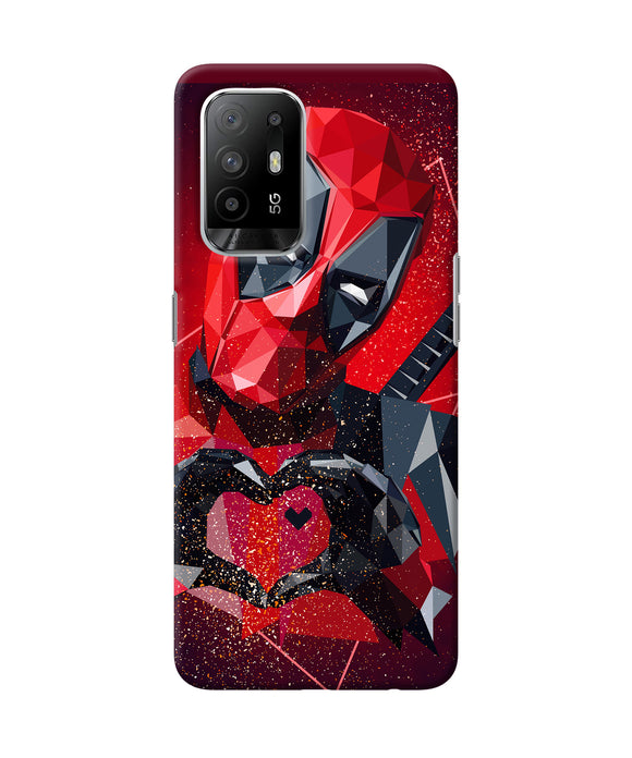 Deadpool love Oppo F19 Pro+ Back Cover