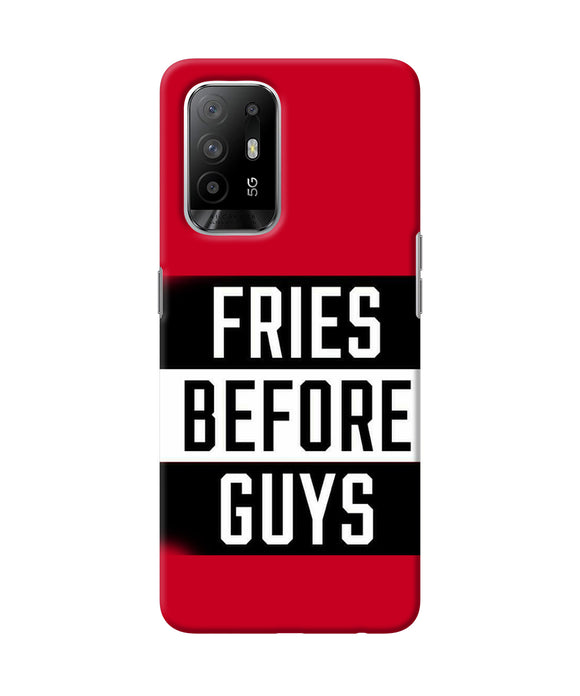 Fries before guys quote Oppo F19 Pro+ Back Cover