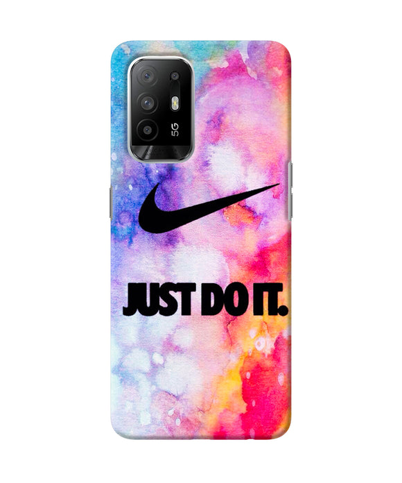 Just do it colors Oppo F19 Pro+ Back Cover