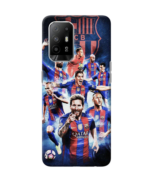 Messi FCB team Oppo F19 Pro+ Back Cover
