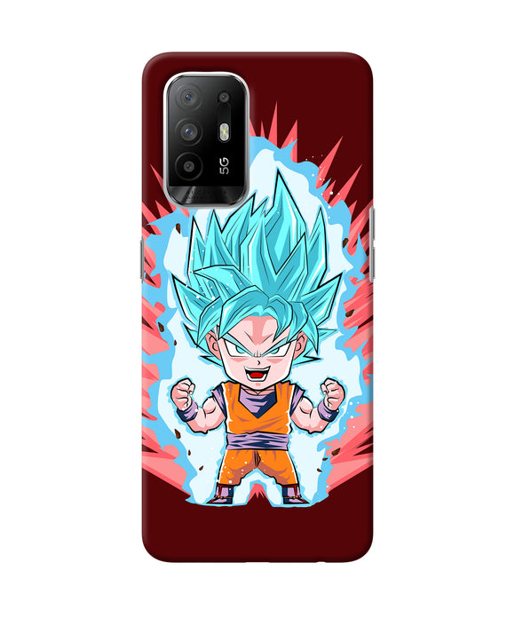 Goku little character Oppo F19 Pro+ Back Cover