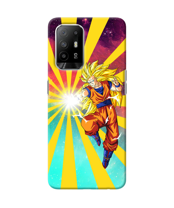 Goku super saiyan Oppo F19 Pro+ Back Cover