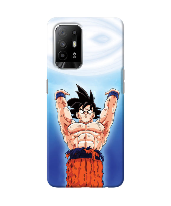 Goku super saiyan power Oppo F19 Pro+ Back Cover