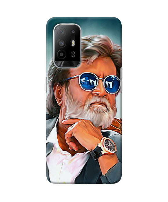 Rajnikant painting Oppo F19 Pro+ Back Cover