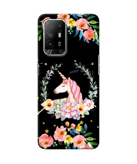Unicorn flower Oppo F19 Pro+ Back Cover