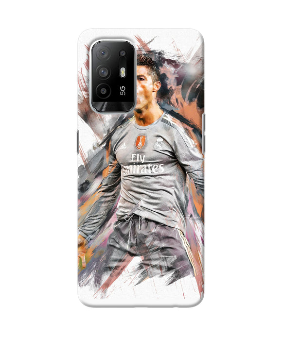 Ronaldo poster Oppo F19 Pro+ Back Cover