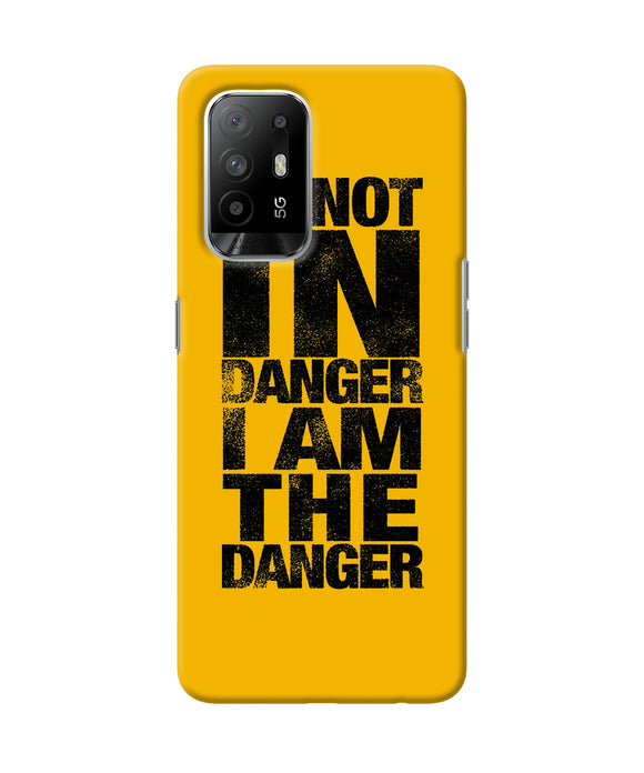 Im not in danger quote Oppo F19 Pro+ Back Cover