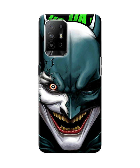 Batman joker smile Oppo F19 Pro+ Back Cover